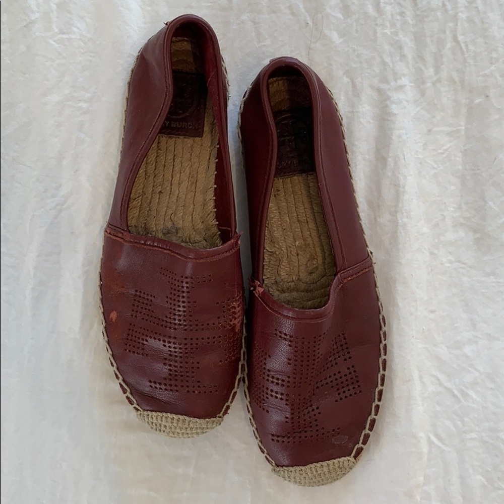 Tory Burch leather espadrilles